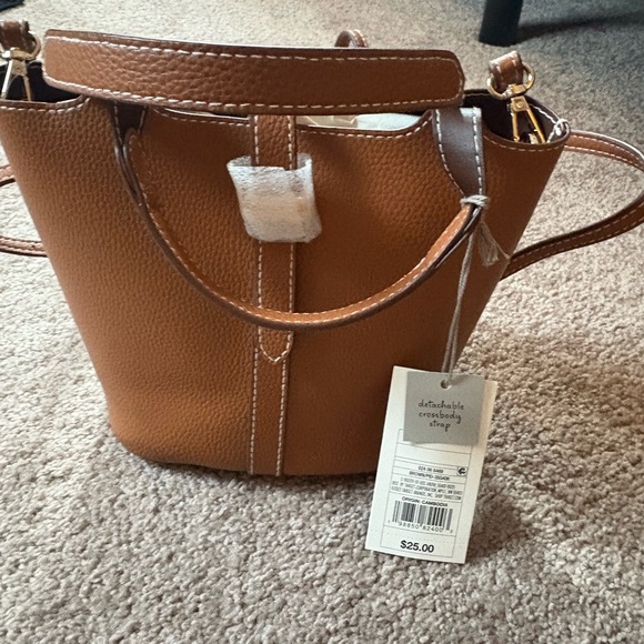 a new day Handbags - Target - a new day Brown Leather Crossbody Bag